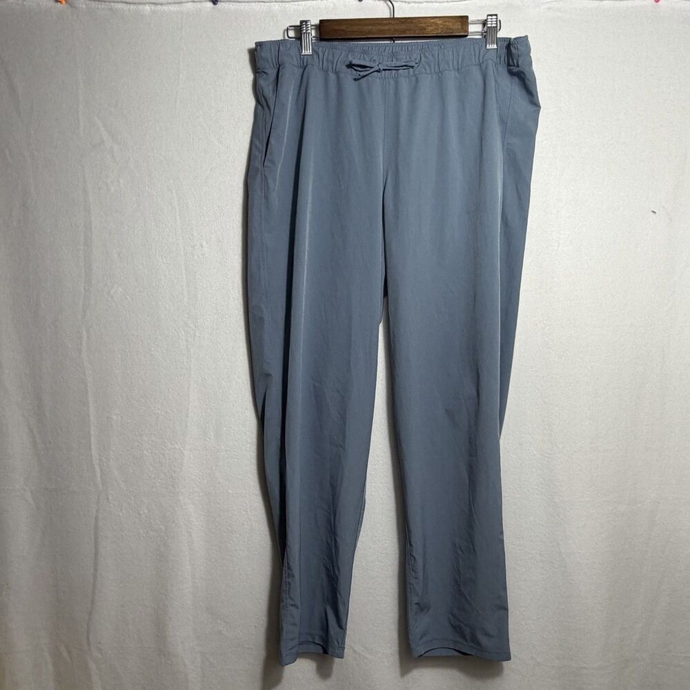 Summersalt Slate Blue On-The-Go Pull On Stretch Athleisure Pants Women's Size 8